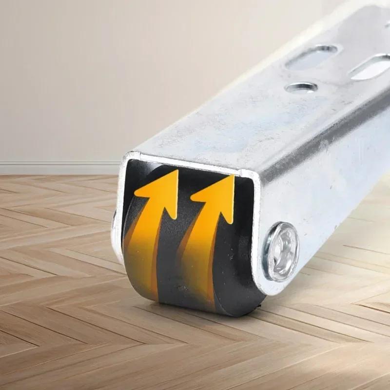 4/1 шт. вертикальный направляющий ролик для раздвижной двери, легкое колесо для раздвижной двери, бесшумный направляющий ролик с боковым креплением