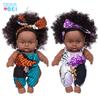 Cross-Border Tie-Dye Vinyl Baby Comfort Doll, 8-Inch Girl Reborn Toy