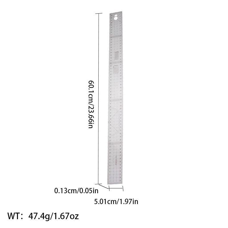 Многофункциональная линейка для создания выкроек одежды: Швейный инструмент для точной резки по кривой