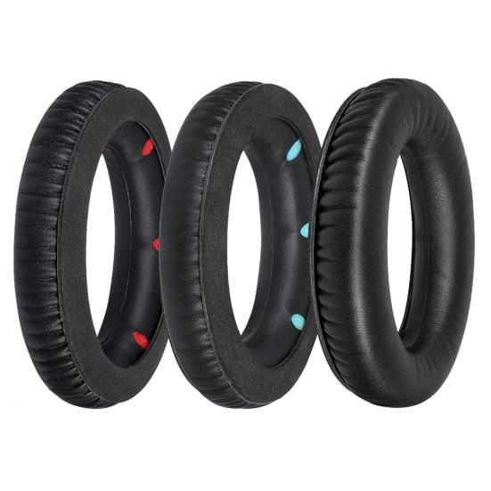 1 Pair Headphone Good Noise Insulation Cover Breathable Ultra Soft Faux Leather Headset