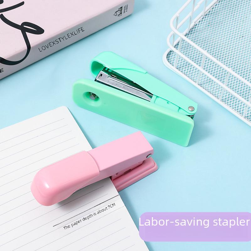 Macaron Color No. 12 Multifunctional Stapler - Labor-Saving for Office & Student Use
