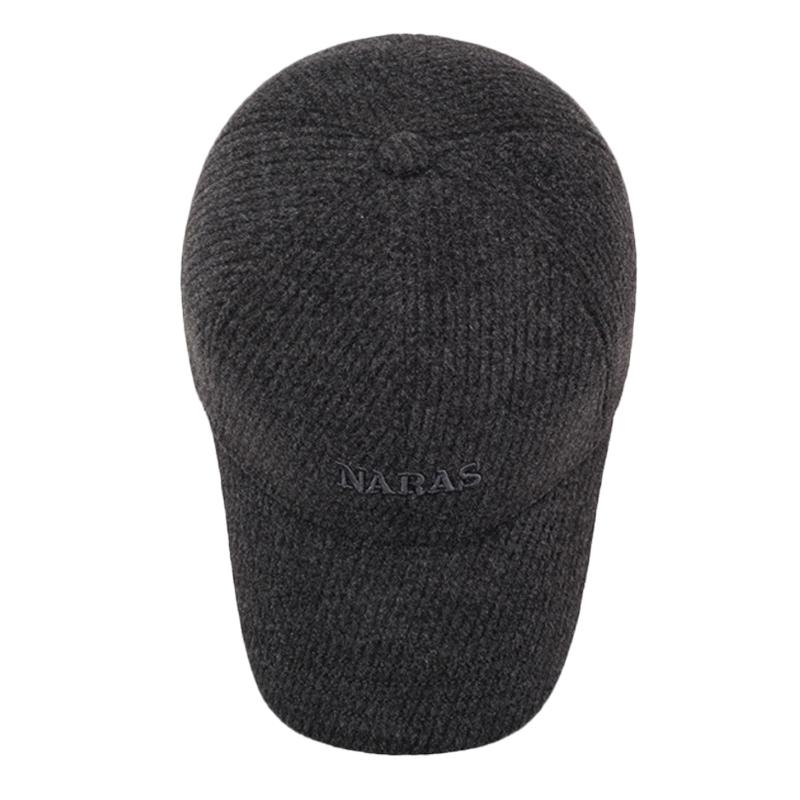 Зимняя мужская флисовая кепка для защиты ушей, теплая бейсбольная кепка для людей среднего и пожилого возраста, уличное утепление, ветрозащитная кепка