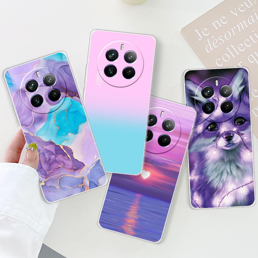 For Realme 12 Pro 5G Case on Realme 12 Plus 5G Cover Shockproof Clear Soft Silicone Phone Case For Realme 12 Pro Plus 5G Fundas