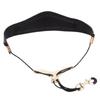 NR-Style Saxophone Neck Strap Shoulder Harness for Alto, Tenor, Baritone, and Soprano Saxophones, Adjustable Shoulder Band (Black)