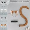 Simulation animal ear cat ear headband handmade plush cos cat ear props Comic-Con headdress cat ear cat tail set