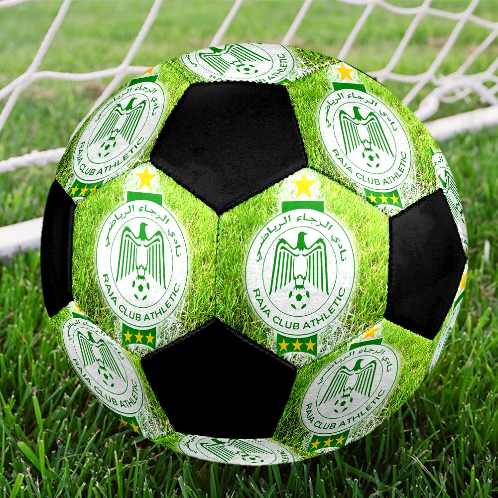 РАЗМЕР 5 Футбольный мяч Raja Casablanca Цветной Для всех возрастов Машинная строчка ПВХ Готов к соревнованиям Прочный Высокий отскок