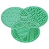 Silicon Makeup Brush Cleaning Mat Makeup Brush Cleaner Pad Cosmetic Portable Washing Tool Scrubber with Suction Cup