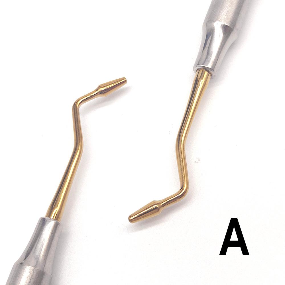 Dental Composite Resin Filling Spatula Titanium Plated Head Resin Filler Set Dental Teeth Whitening RestorationTool