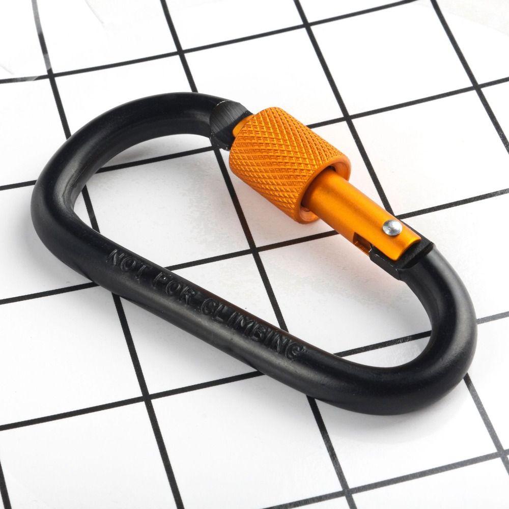 Key Holder D Shape Carabiners Tourist Hooks Carabiner Clip Fishing Carbin Buckle Water Cup Buckle