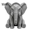 Minimalist Glasses Stand Elephant Shape Holder, 3D Printed Geometric Eyeglass Display Decorative Holder Organizer, Desktop Ornament for Home
