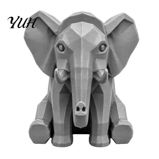 Minimalist Glasses Stand Elephant Shape Holder, 3D Printed Geometric Eyeglass Display Decorative Holder Organizer, Desktop Ornament for Home