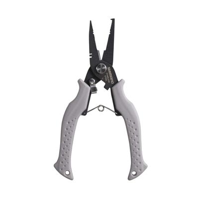 SHIMANO Рыболовные ножницы, ножницы AD, плоскогубцы RH, тип F LG, светло-серые, CT-541P