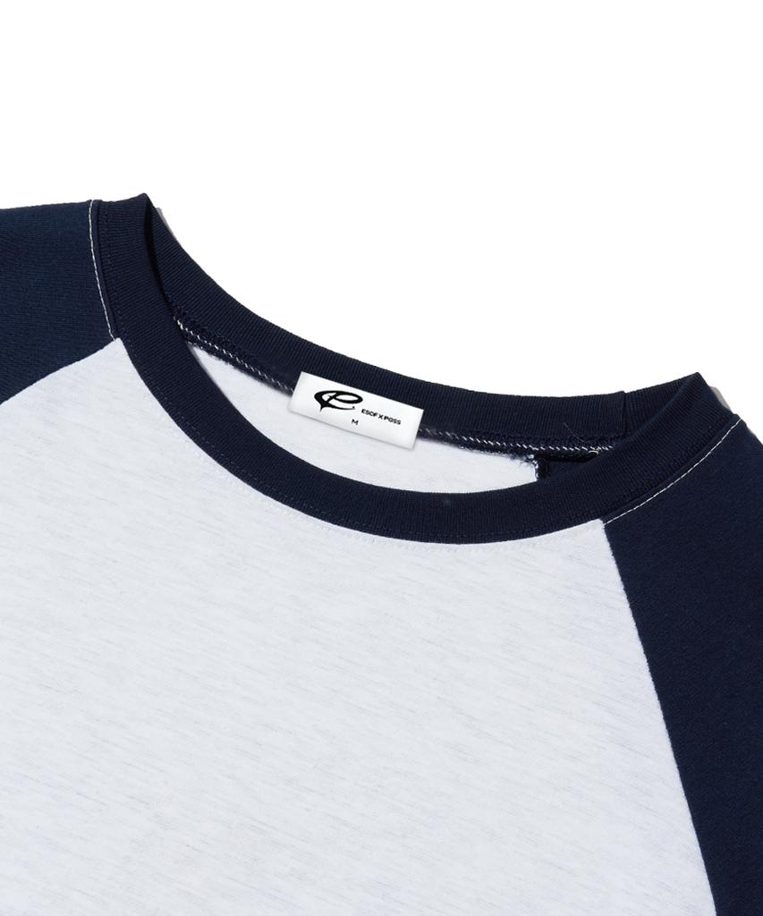 ESCAPEFROM Animals Print Long Sleeve Navy
