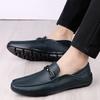 Fashion Mens Shoes Casual Loafers Men Genuine Leather Luxury Brand Mens Slip On Flats Fashion Breathable Driving Shoes High-end Quality
