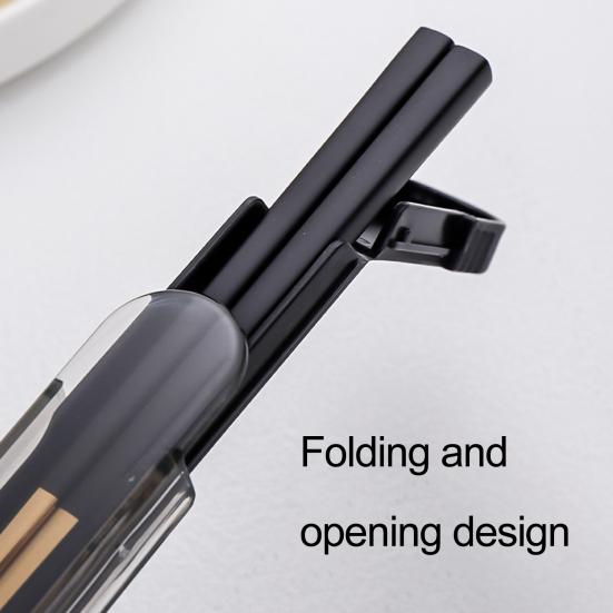 1 Набор Палочки для еды Без БФА Нескользящие Устойчивые к ржавчине Устойчивые к коррозии Зеркальная полировка Пика для еды Палочки из нержавеющей стали