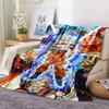 1PC Dragon Ball Super Patterned Flannel Blanket Suitable For All Seasons For Home Decor Warmth And Comfort Gifts Holiday Present