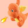 Милые Динозавры Пищащая Собачья Игрушка-Жевалка для Интерактивной Веселой Игры Снятие Тревоги с Устойчивой к Жеванию Легко Моющаяся