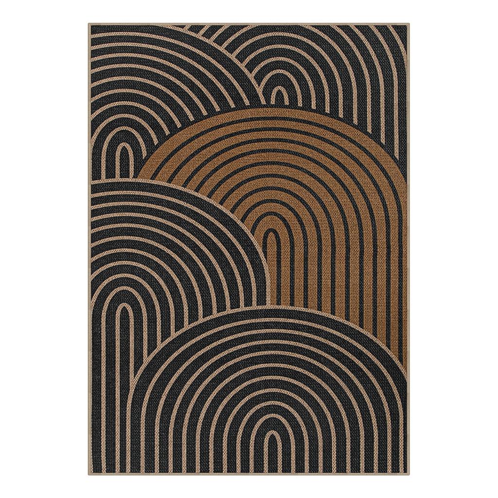 Геометрические полосы популярный декоративный ковер для спальни Арт-мода гостиная спальня большой площади ковер светлый роскошный ковер диван коврик