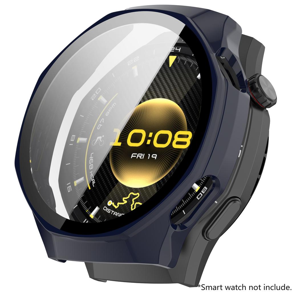Полный защитный чехол для Huawei Watch GT 6 Pro 46 мм Чехол-защита экрана GT6 Pro 46 мм Чехол-оболочка PC 2-в-1 + Закаленное стекло