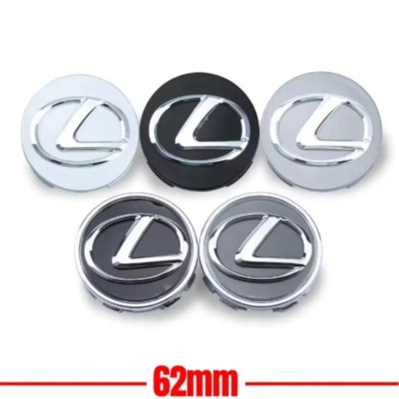 MVTT4 4Pcs 62MM Car Hub Caps For Lexus CT ES GS NX IS250 CT200h IS300h Accessories Auto Wheel Center Cap Hubcap Rim Covers Styling