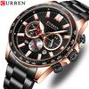 Quartz Men's Watch Waterproof Calendar Steel Belt for Students