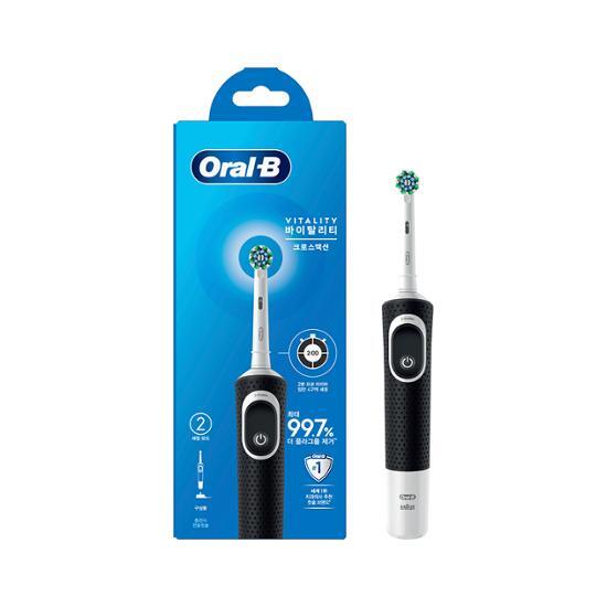 Oral-B Электрическая зубная щетка D100 Vitality Crossaction Черная
