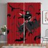 Элегантные шторы для комнаты для камеры Наруто, украшения на Хэллоуин, шторы от комаров, 2 шт., затемняющие шторы, перегородки