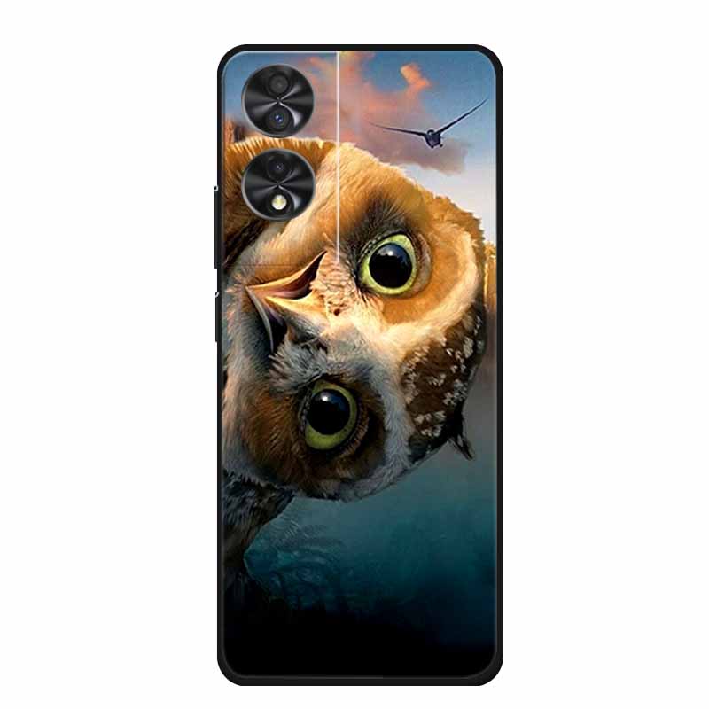 Для TCL 40 NxtPaper 4G 6.78" Чехол Животные ТПУ Мягкий Силикон Чехлы для Телефона Обложка для TCL40 NxtPaper Защитный Волк Мультяшный Coque