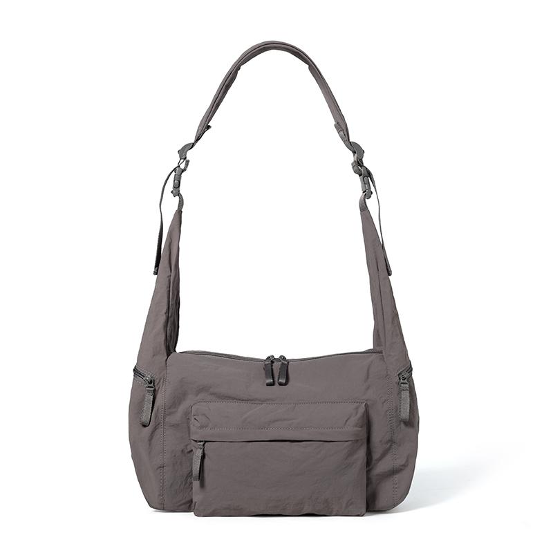 Waterproof Nylon Bag Unisex Large Capacity Sports Shoulder Bag Crossbody Bag