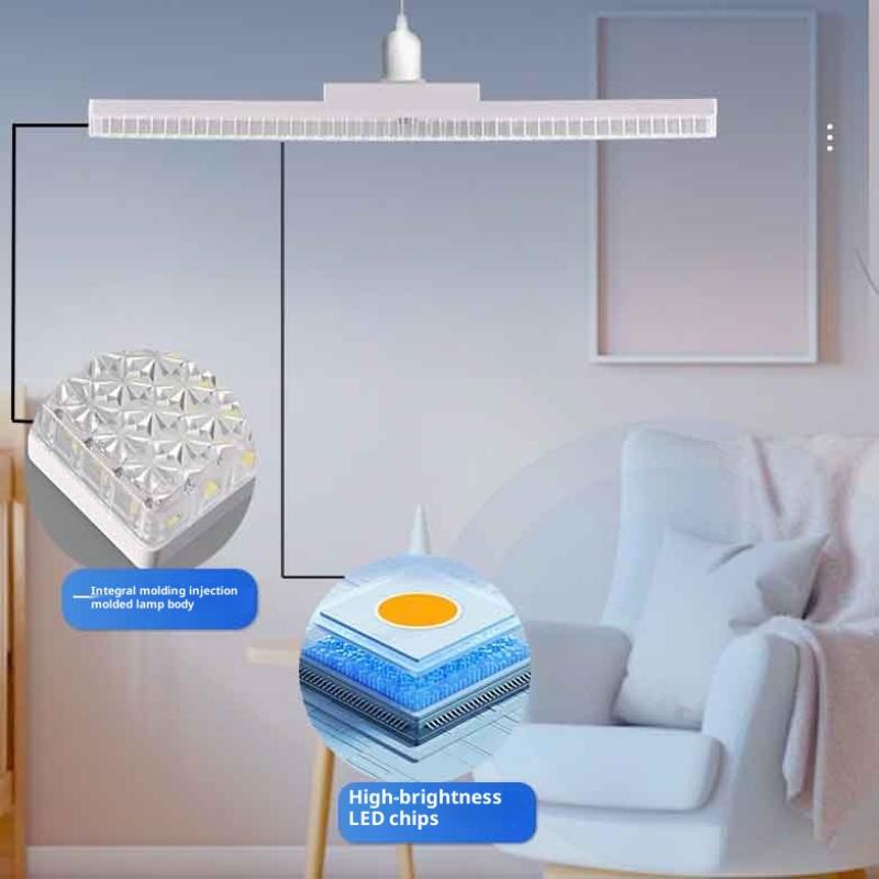 1/2Pcs E27 Led Lamp Strip Tube Lighting Ac175-265V 15/18/24W 6500K Bulb Adjustable Direction 360° Indoor White Long  Bulb