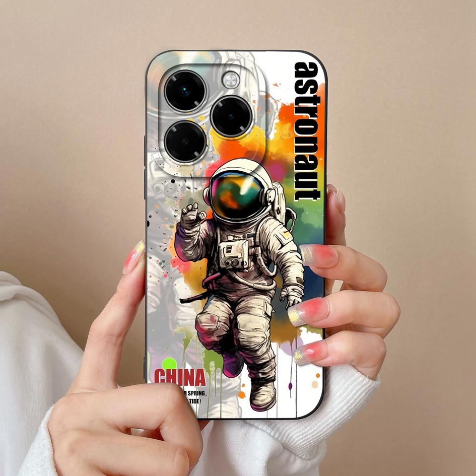 Корпус для Infinix Hot 50 Pro Plus 50i Note 40X Smart 9 Zero 40 4G 5G Мягкий чехол с небольшим цветочным узором Силиконовый прочный противоскользящий чехол для Infinix Новый чехол