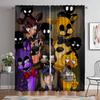 Five Nights Элегантные шторы для комнаты 2 шт. Тюль для перегородки в спальне Домашние шторы для оконных занавесок для гостиной и ребенка