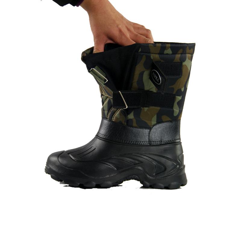 Winter Waterproof Insulated Snow Boots with Thick Soles - Lightweight and Cold-Proof for Delivery Workers and Outdoor Activities