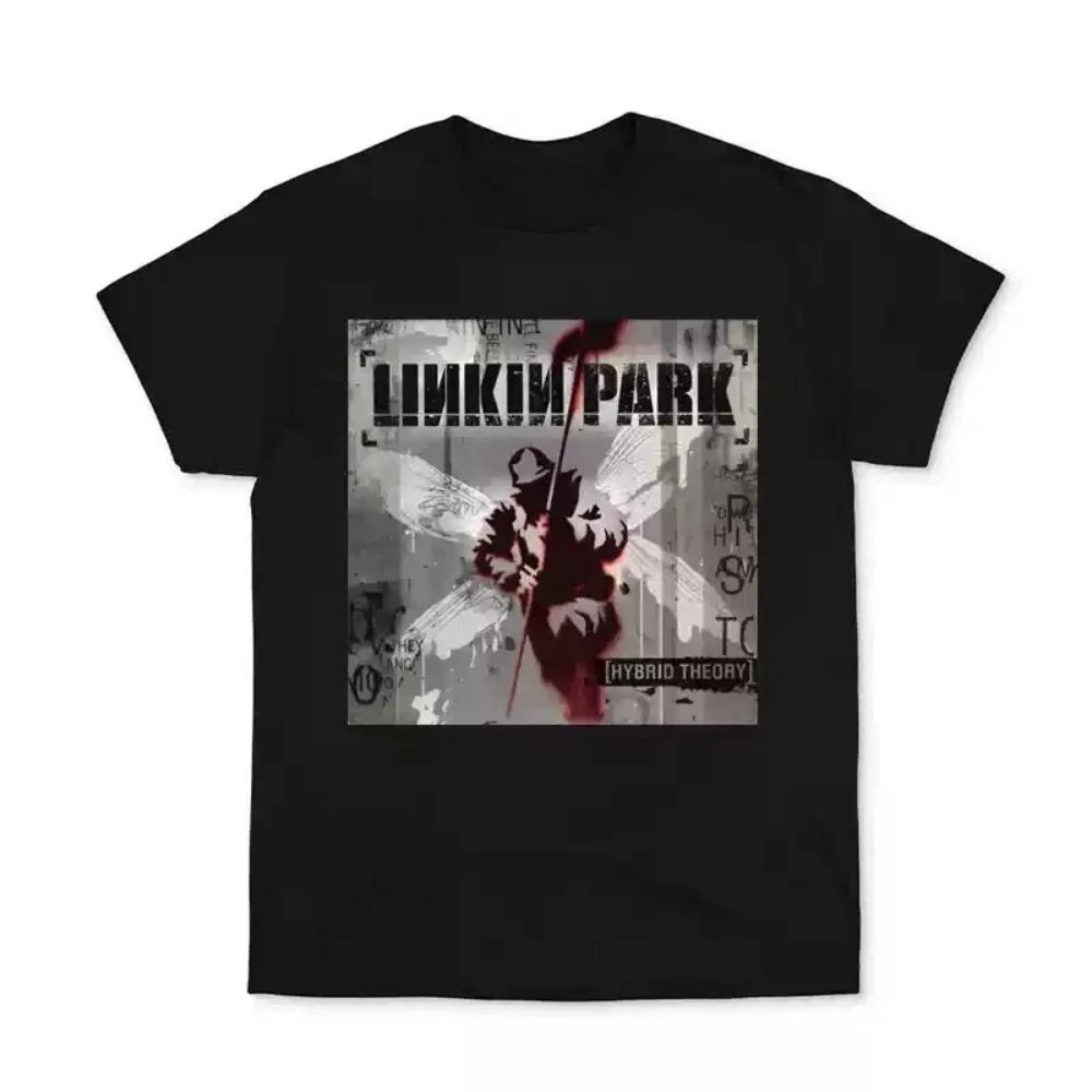2024 Популярная Новая Футболка с Коротким Рукавом Linkin Park Европа и Соединенные Штаты Одежда для Мужчин и Женщин Примерно