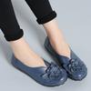 Moccasins Soft Genuine Leather Flat Shoes Women Flats with Flowers Ladies Shoes Women Designers Loafers Slip On Ballerina
