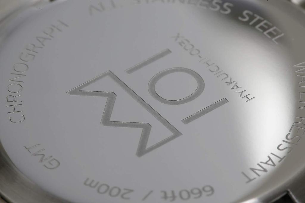 Часы Hyakuichi GMT Watch 20 ATM Водонепроницаемый хронограф Маленькая секундная стрелка Белая панда [HYAKUICHI 101] Для дайвинга Мужские