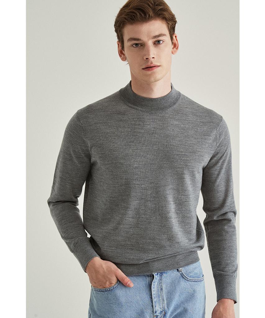 IOLO Royal Semi Mock Neck_Gray