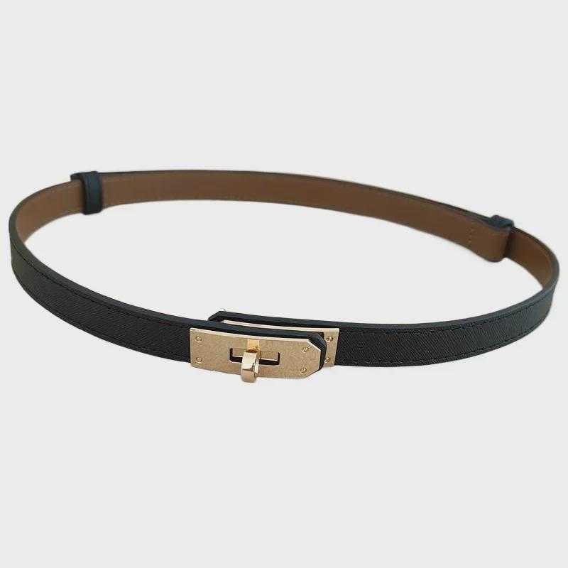 Женский ремень из натуральной кожи: Модный японский и корейский стиль для джинсов и рубашек