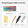 ARTISTRO Watercolor Paint Set 48 Vibrant Colors Portable Box Palette Set Ideal Travel Watercolor Set for Amateur Painting Including Metallic and
