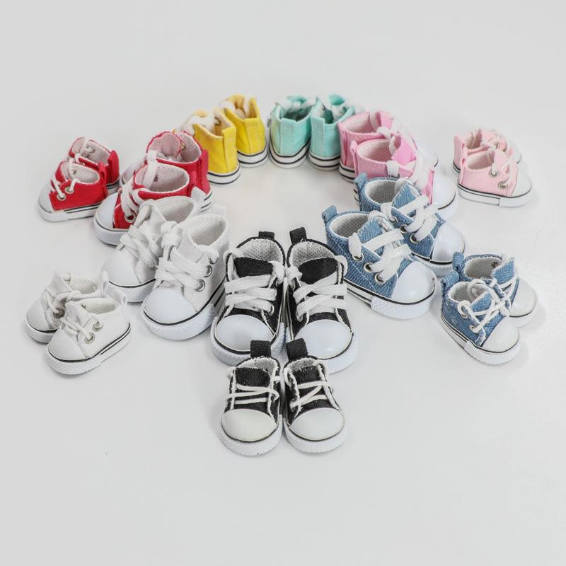 10cm 15~17CM cotton doll shoes simple sports canvas shoes sportswear Natasha sweater set doll casual shoes accessories