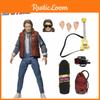 Classic Sci-fi Movie Action Figure Toy Wholesale Anime Collectibles Pvc Material Back To The Future Martin Doll Home Decor