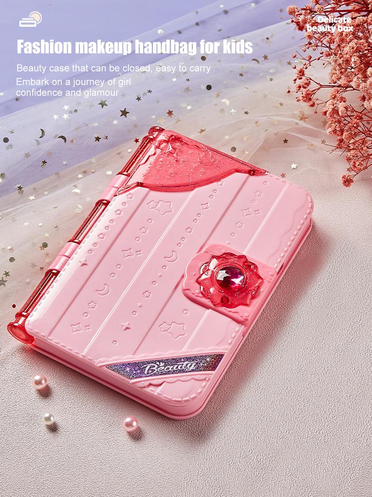 Kids Makeup Kit For Girl, Washable Play Make Up Toys Set With Mirror, Beauty Dress Up Set Toys For Age 3 4 5 6 7 8 9 10 11 12 Ye