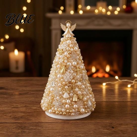 Лечебные Рукоделие и Поделки DIY Набор для Бисероплетения Рождественской Елки для Взрослых Новичков Ручная Работа 3D Украшение с Полным Набором Обучающих Инструментов Пластик