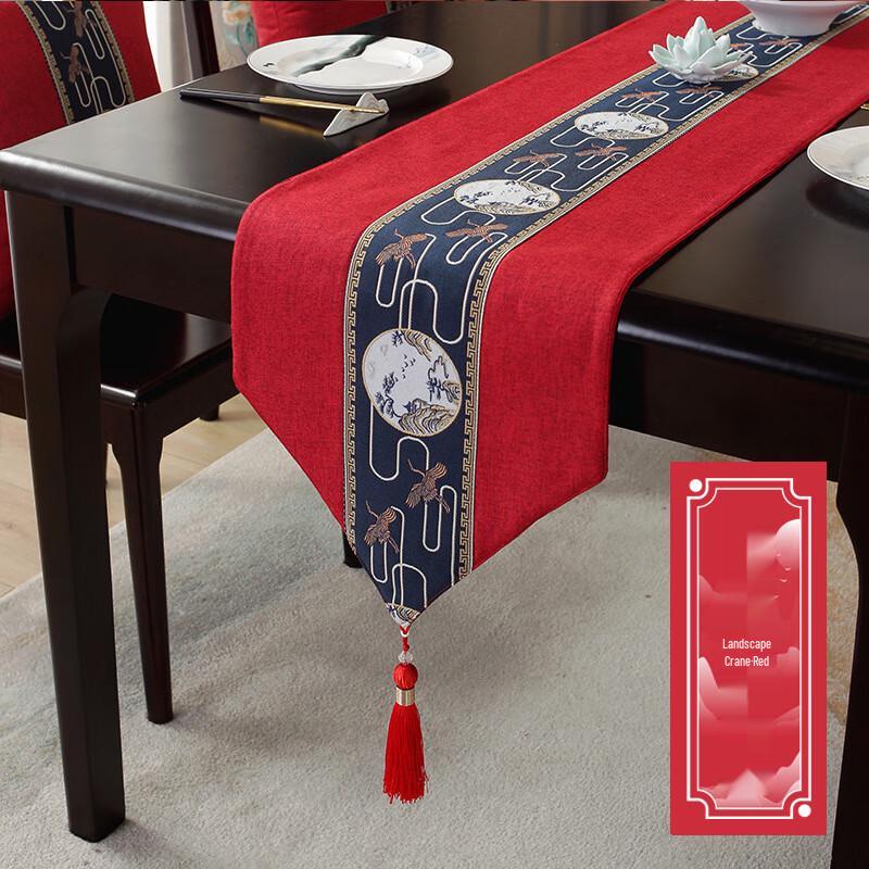 New Chinese Style Waterproof Table Runner