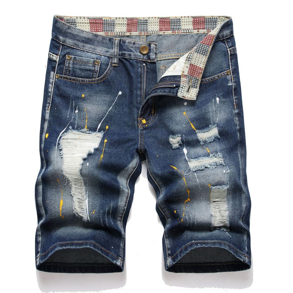Men's Casual Color Outdoors Pocket Beach Work Trouser Beach Shorts Pant