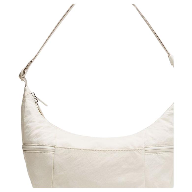Lululemon Recycled Nylon Shoulder Bag, Crossbody Bag Unisex Ivory White LU9CACS-033454