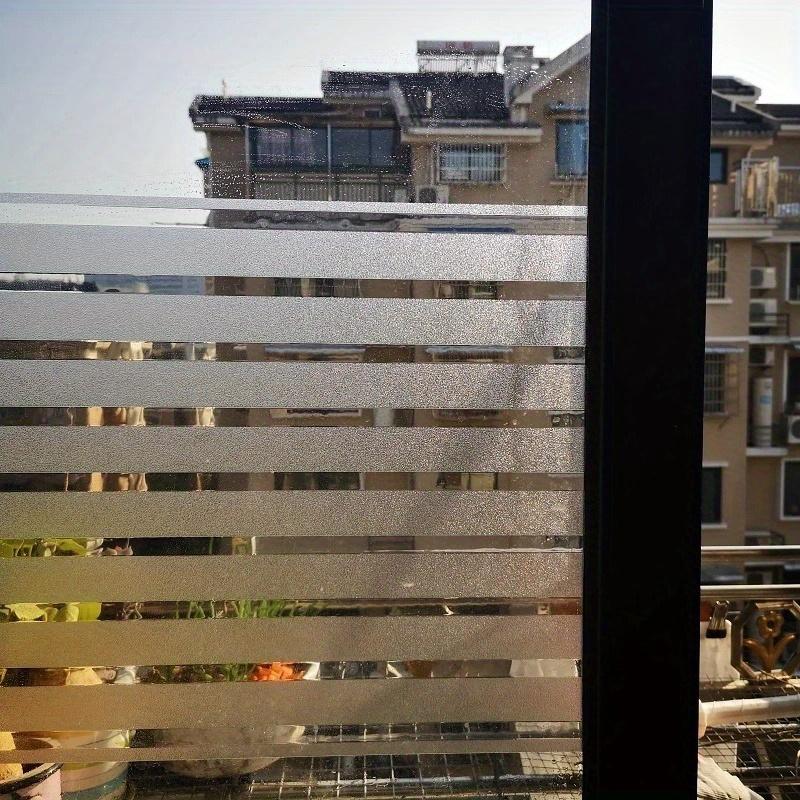 Горизонтальные полосатые наклейки на стекло офис ванная декоративная пленка статическая бесклеевая стеклянная декоративная оконная пленка