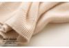 Women's 100% Cashmere Thickened Long Sleeve Sweater - Half-High Neck, Versatile Knit Base Layer for Autumn/Winter