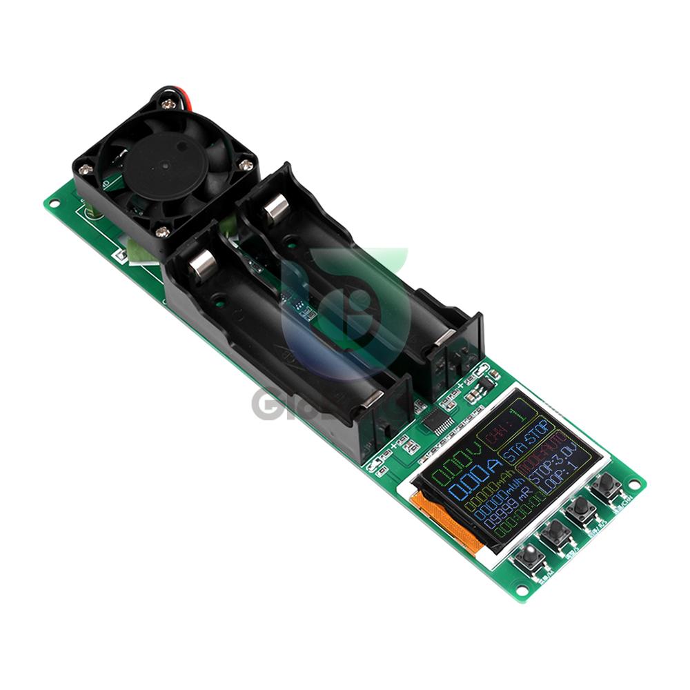 DC 5V 18650 Lithium Battery Capacity Tester Module 2-Channel Digital Battery Power Detector Module Type-C Interface