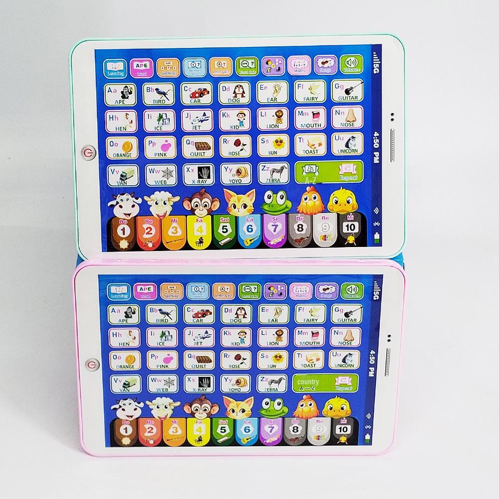 Bilingual Learning Tablet: Touchscreen Educational Toy for Kids with Stories & Games